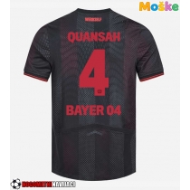 Moške Nogometnih dresov Bayer Leverkusen Jarell Quansah #4 Domači 2025-26 Kratki rokavi